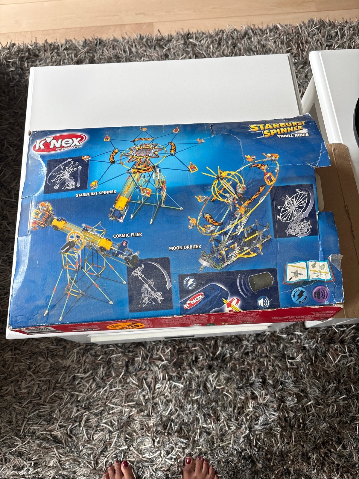 K'nex Starburst Spinner Thrill Rides Bouwpakket, Ophalen, Gebruikt, K'nex