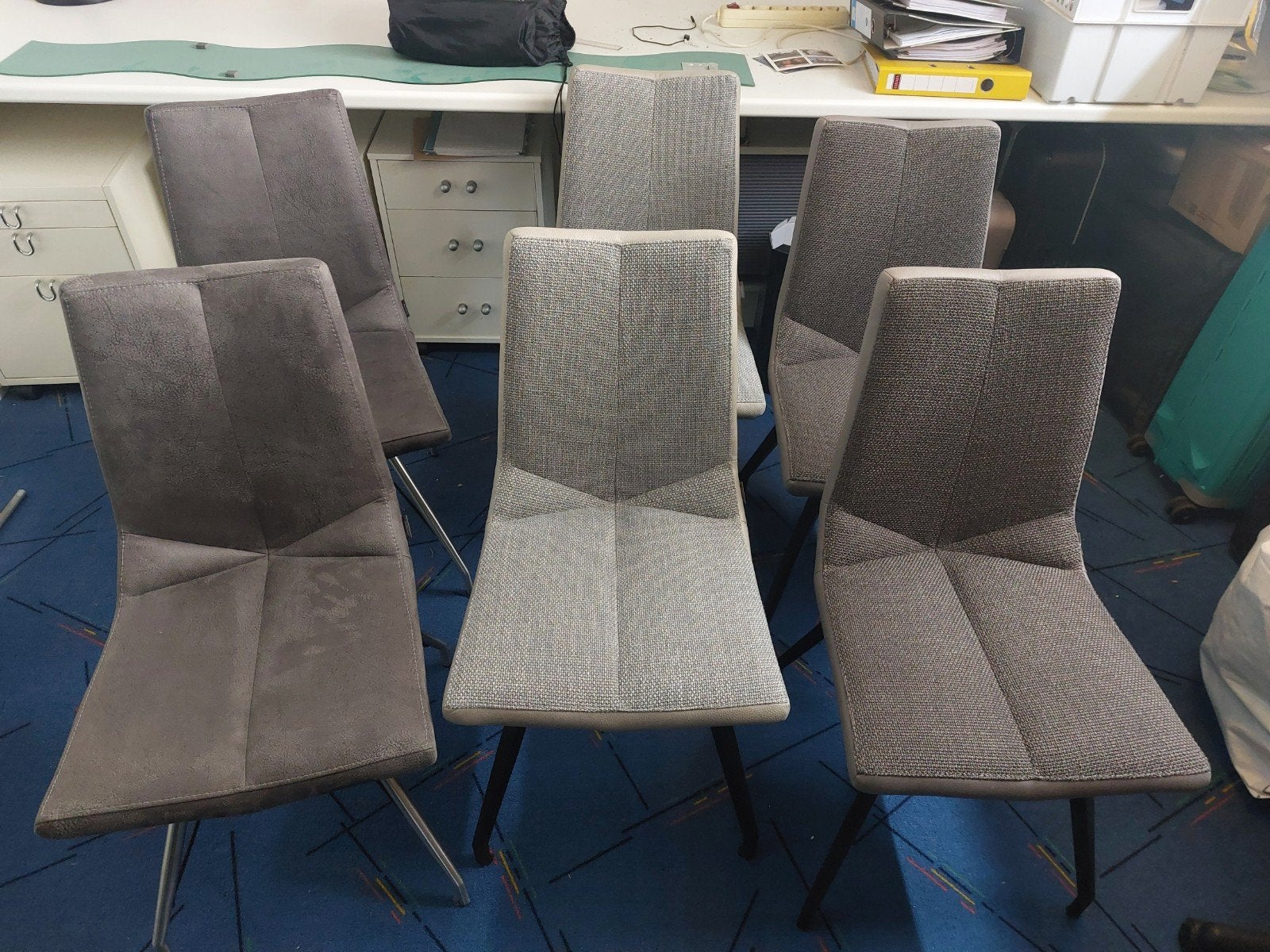 6 eetkamerstoelen Xoon, Huis en Inrichting, Ophalen, Zo goed als nieuw, Bruin
