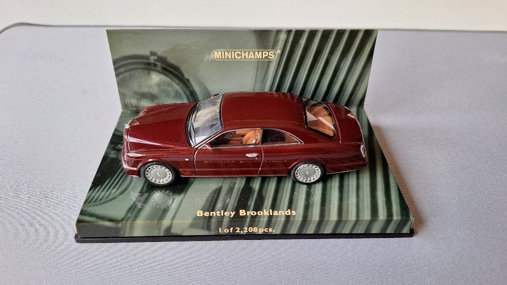 1:43 Bentley Brooklands - Minichamps, Hobby en Vrije tijd, Ophalen of Verzenden, Gebruikt, Auto, MiniChamps