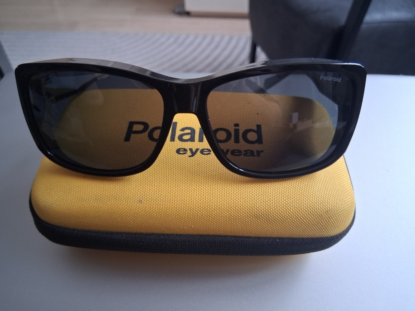 nieuwe overzet zonnebril polaroid, Zwart, Nieuw, Bril, Ophalen