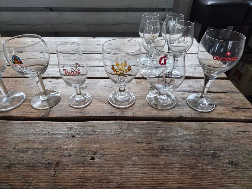 Verschillende bier glazen bierglas, Ophalen, Zo goed als nieuw, Bierglas