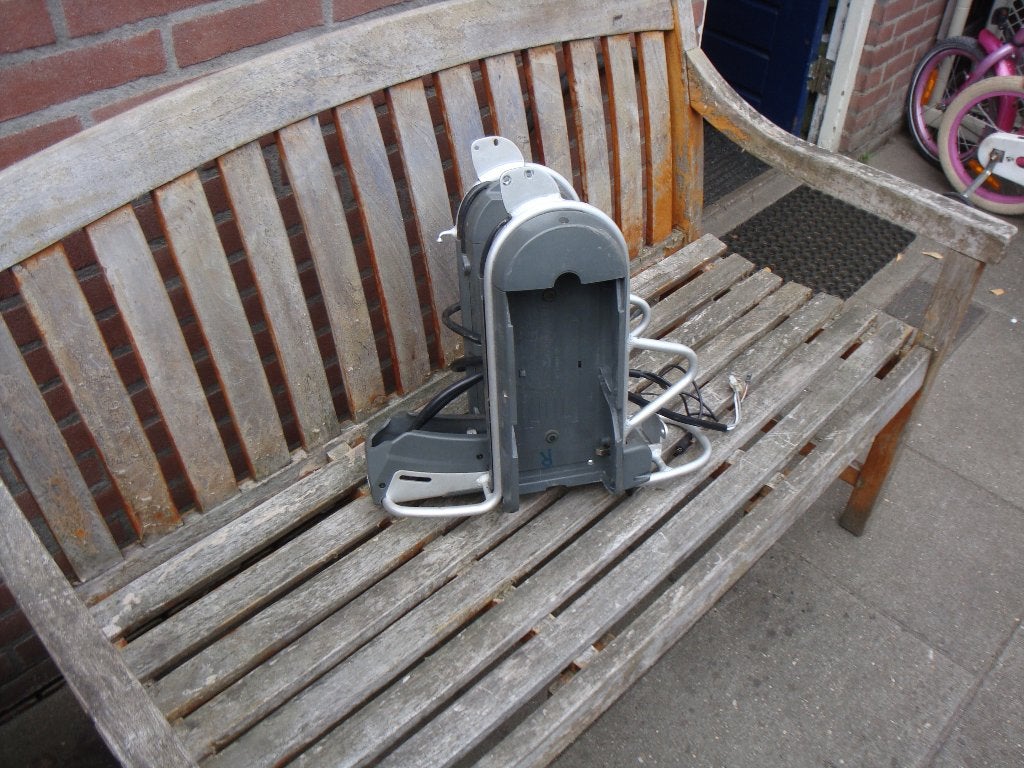bagagedrager voor 2 accu's van giant twist teab, Fietsen en Brommers, Fietsonderdelen, Gebruikt, Giant Twist, Overige typen, Aluminium