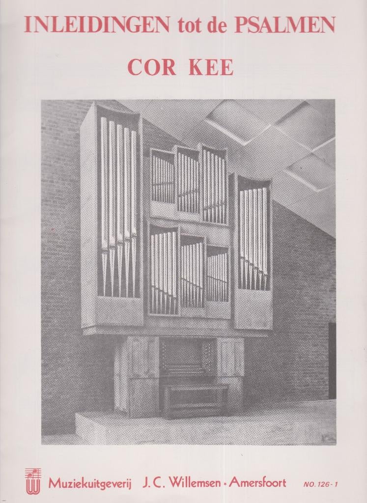COR KEE - INLEIDINGEN tot de PSALMEN, Muziek en Instrumenten, Ophalen of Verzenden, Gebruikt, Artiest of Componist, Religie en Gospel