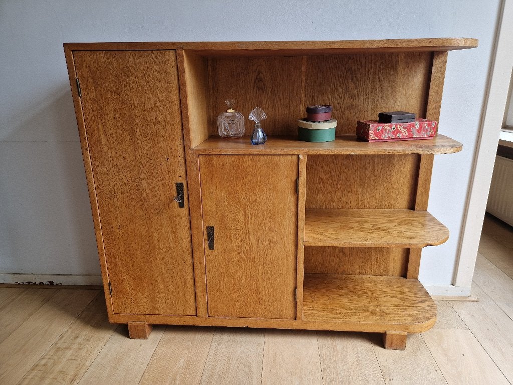 Houten kastje, Huis en Inrichting, Kasten | Ladekasten, Ophalen, Overige materialen, Gebruikt, 100 tot 150 cm