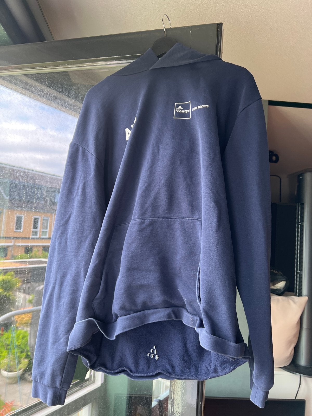 Fontys ALO Hoodie - Comfortabele Hoodie XL, Verzenden, Gedragen, Blauw