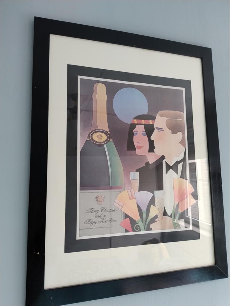 Set van 3 Art Deco stijl prints van Stephen Haines Hall, Antiek en Kunst, Kunst | Schilderijen | Klassiek, Ophalen of Verzenden