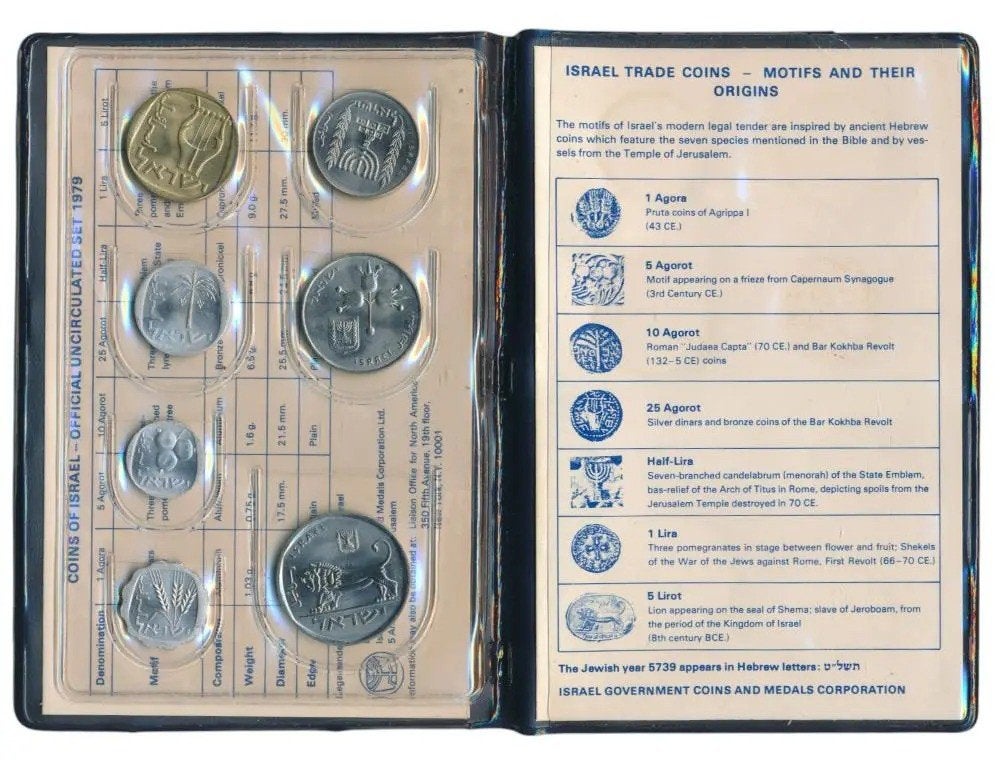 Israël Jaarset 1979 UNC, Ophalen of Verzenden, Midden-Oosten, Setje