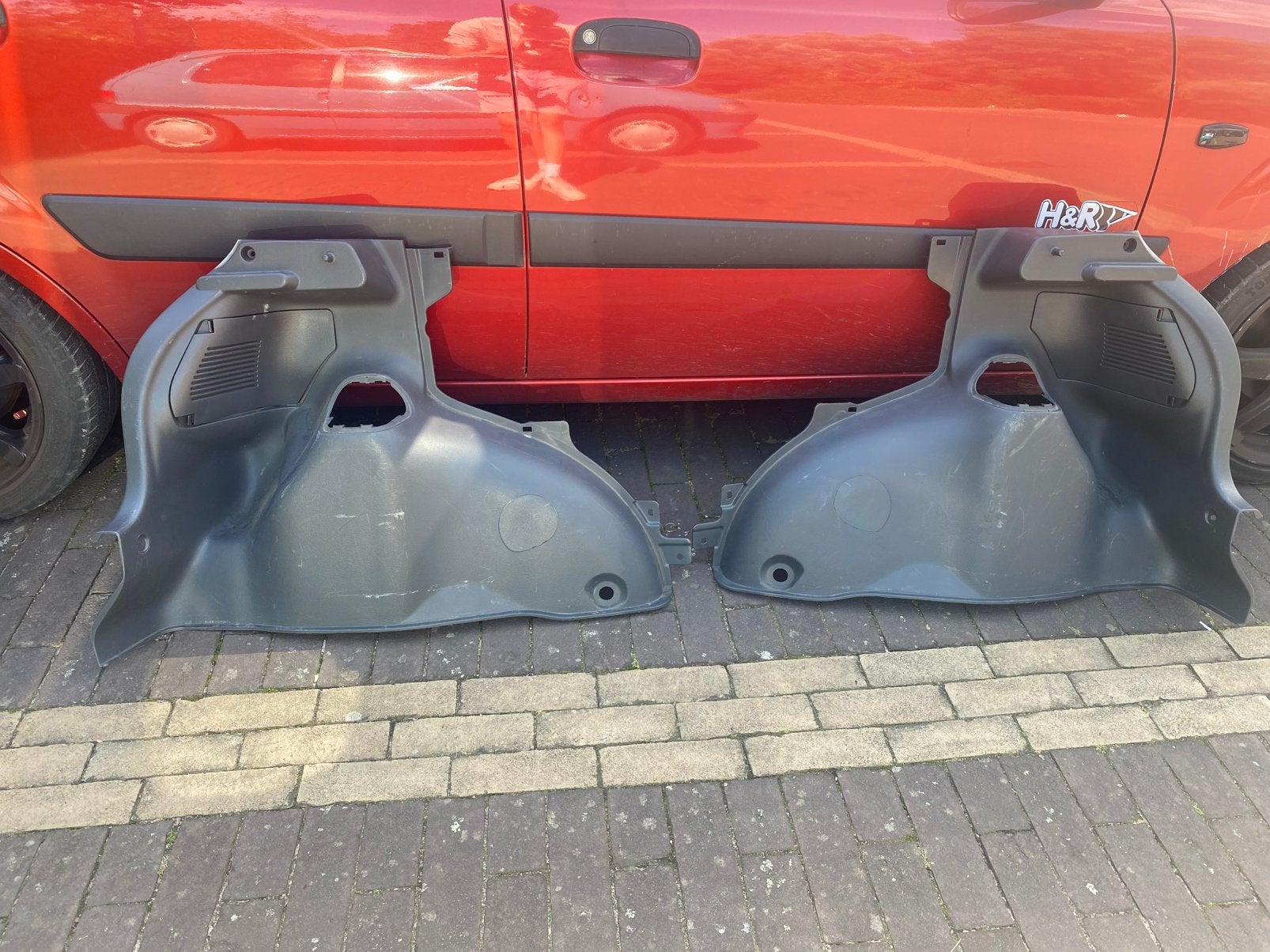 Toyota Yaris interieur kappen, Ophalen, Gebruikt