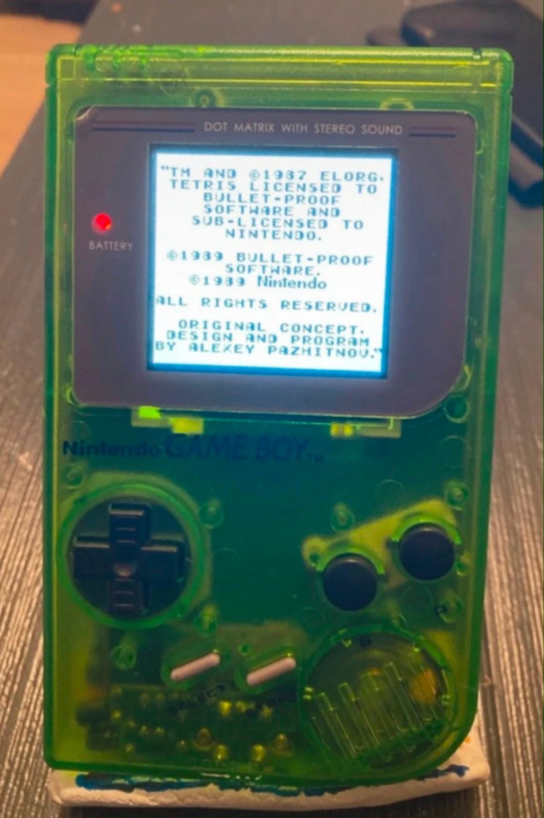 Game Boy Classic (groen) met nieuw ips display, Game Boy Classic, Geen, Refurbished, Ophalen of Verzenden