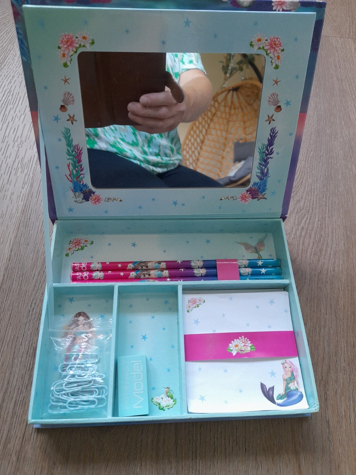 Schooltip Nieuwe topmodel set Zeemeermin,/ beauty case, Ophalen of Verzenden, Nieuw