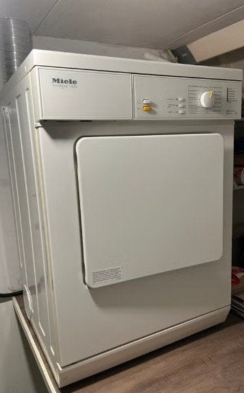 Snelle en zuinige Gasdroger Miele Novotronic T 478 G, Ophalen, Gebruikt, Luchtafvoer, 4 tot 6 kg