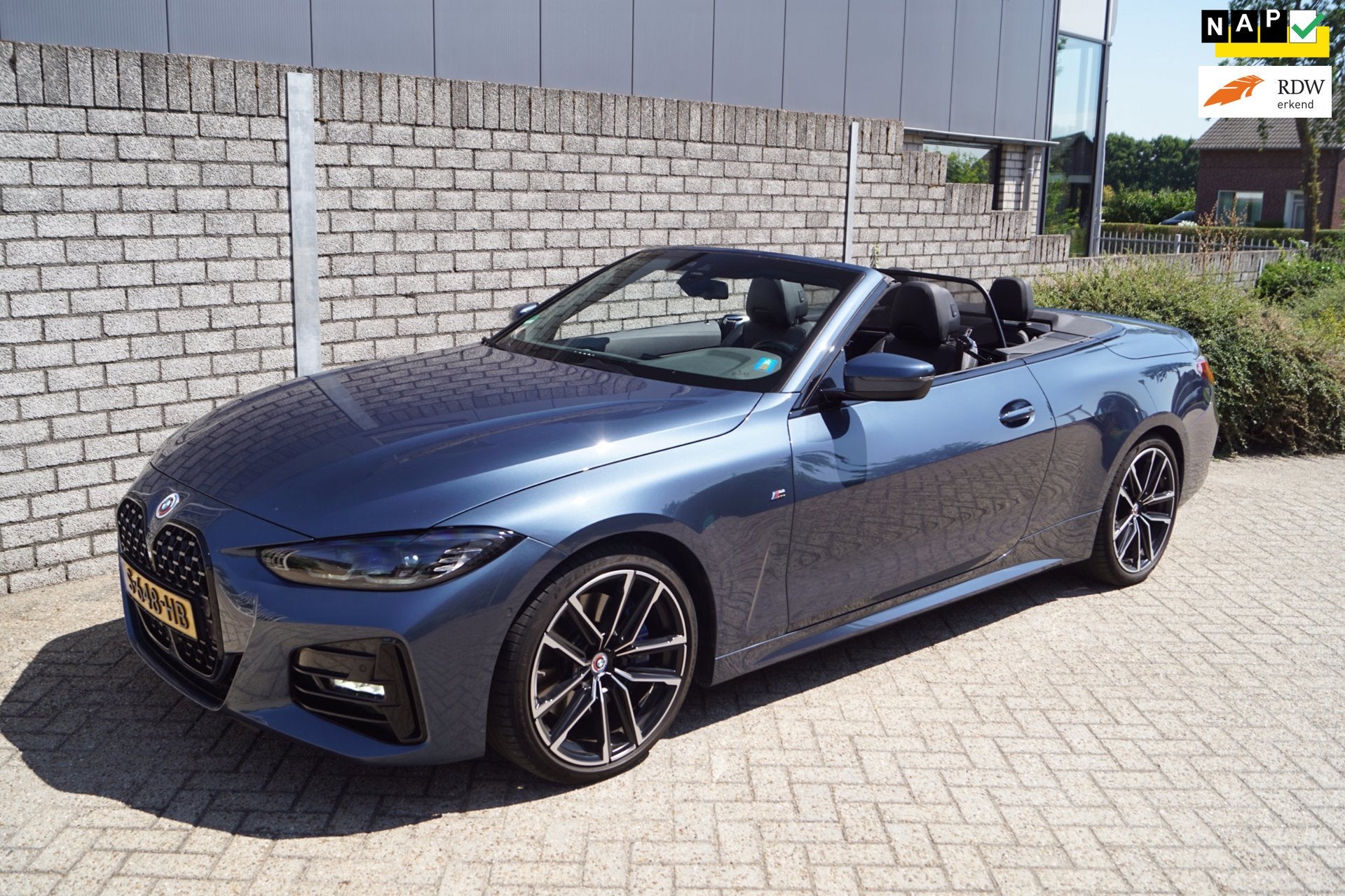 BMW 4-serie Cabrio 430i High Executive M Sport Autom Leder S, Auto's, BMW, Automaat, Achterwielaandrijving, Gebruikt, Cabriolet