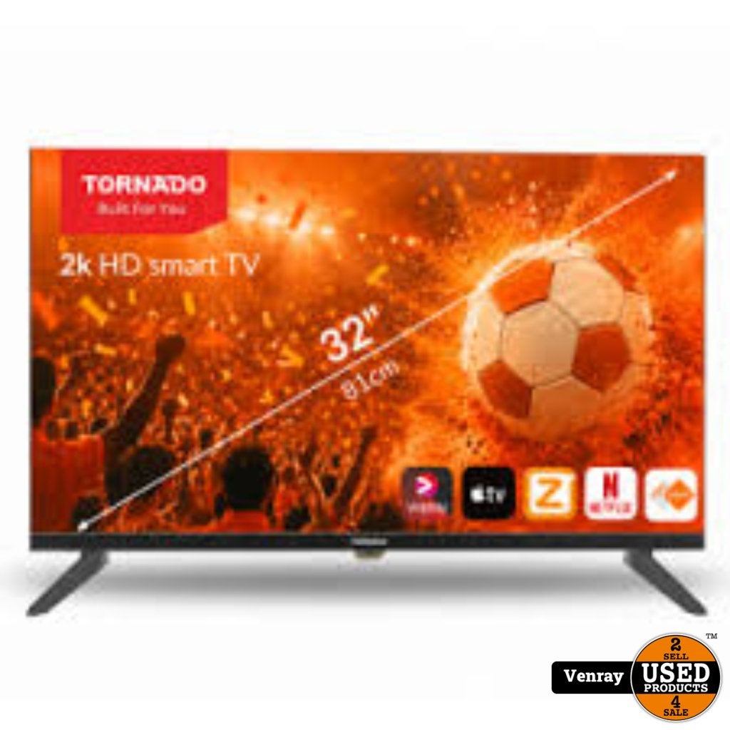Tornado 32ES4301X Smart TV 32 inch HD TV | Nieuw, Flex Ltd., Gebruikt, https://flex.com/contact-us, Nobelstraat 10, 5807 GA Oostrum LB, Limburg, Nederland