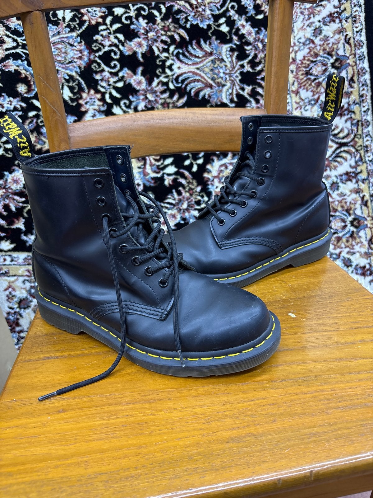 Dr. Martens 1460 Smooth Leer Laarzen Zwart Maat 39, Ophalen of Verzenden, Zo goed als nieuw, Zwart, Lage of Enkellaarzen