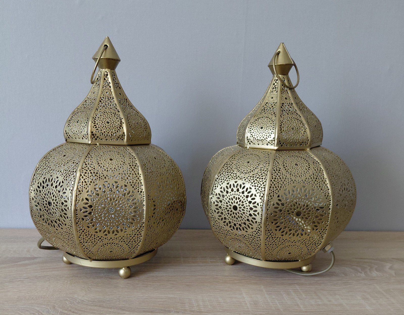 Twee Oosterse lampen, Ophalen of Verzenden