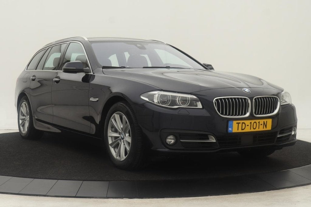 BMW 530D XDrive 2014 donker Blauw, Auto's, BMW, Automaat, Euro 6, 2993 cc, Blauw