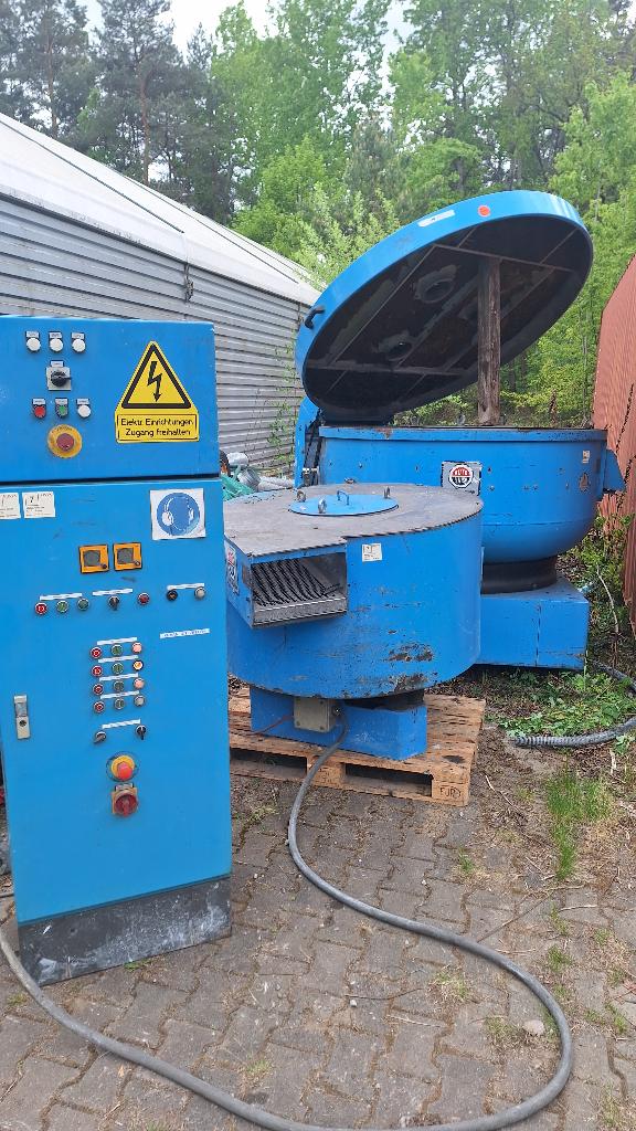 vibratiepolijstmachine rosler, Ophalen