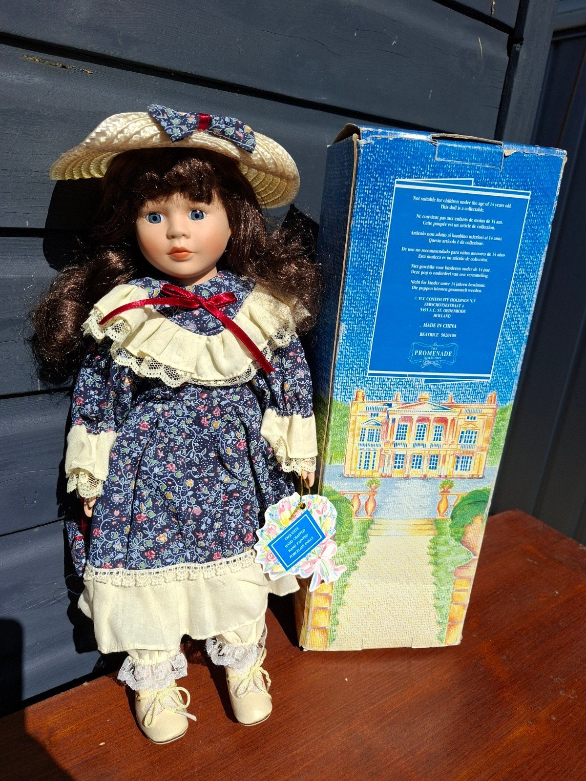 Beatrice Porseleinen Pop in Originele Doos, Ophalen of Verzenden, Zo goed als nieuw, Pop