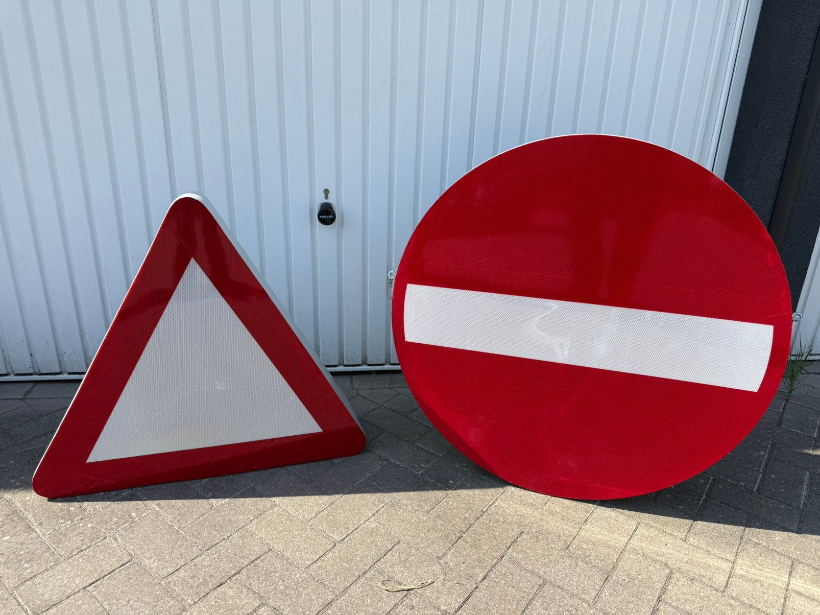 Verkeersbord verlicht mancave decoratie, Ophalen, Nieuw
