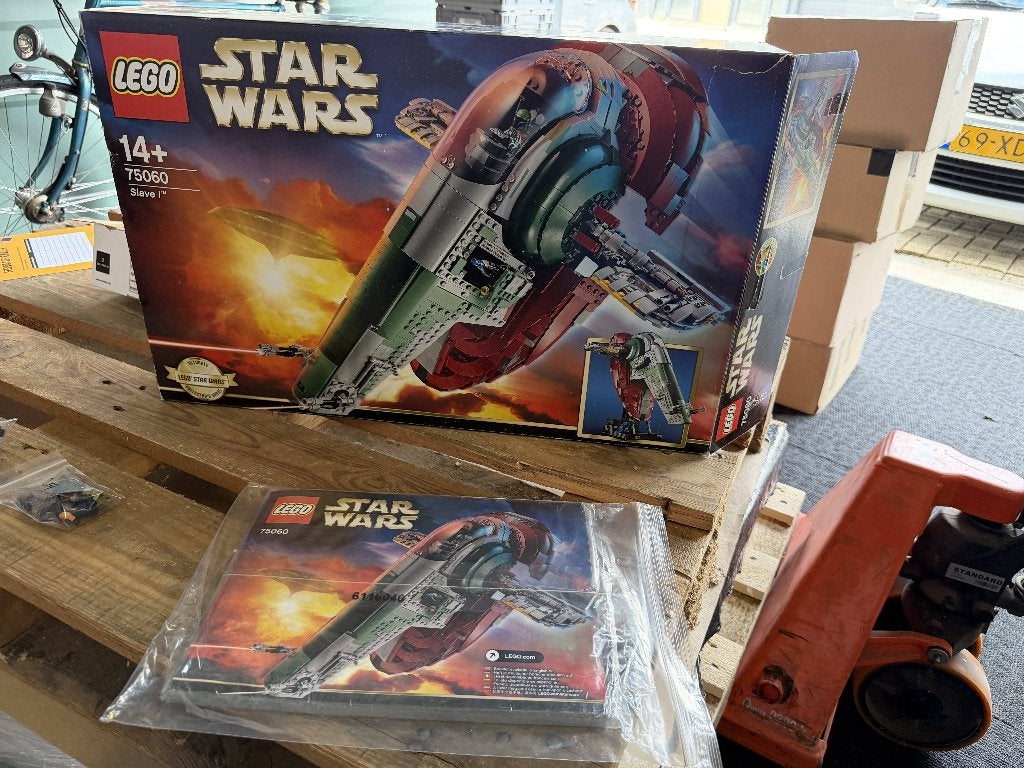 LEGO Star Wars 75060 Slave I - gebruikt, Star Wars, Denemarken, Lego, Ophalen of Verzenden