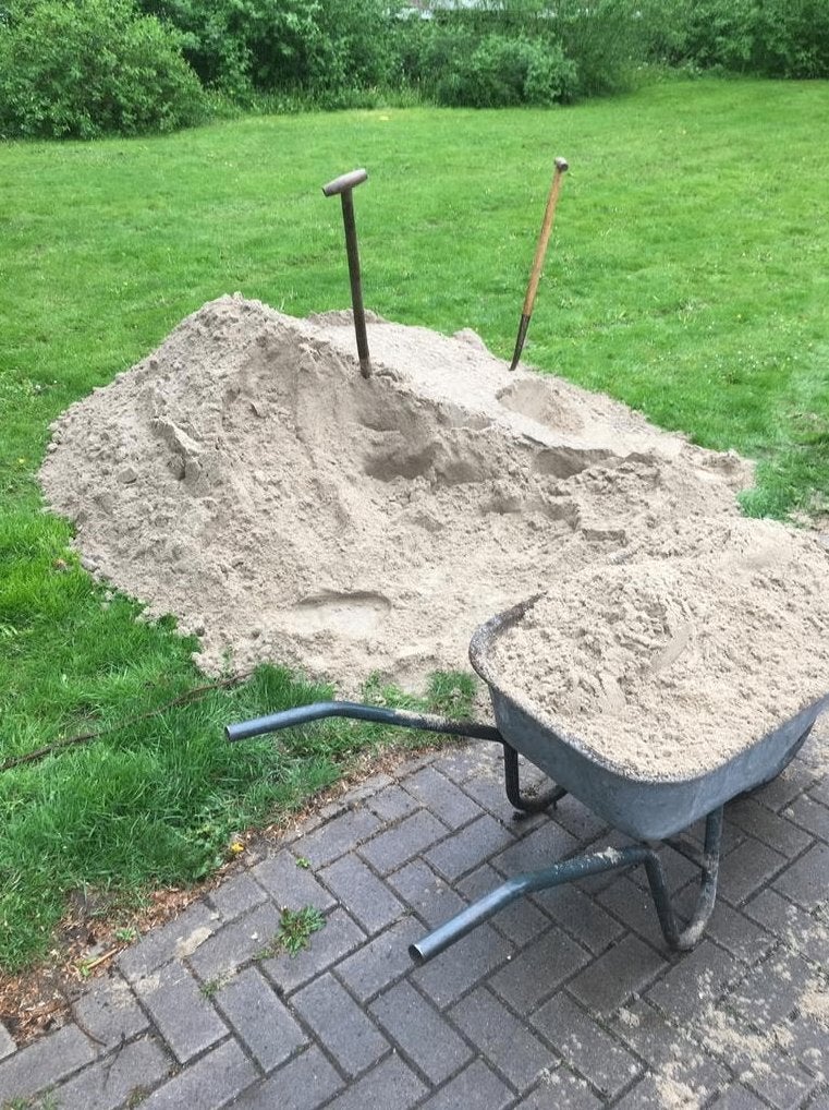 zand grond grind gratis bezorgd nijmegen wijchen beuningen, Tuin en Terras, Zand, Ophalen, Nieuw, Overige typen