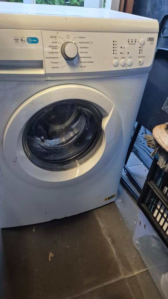 Nette Zanussi Lindo 100 Wasmachine – 7kg – 1400 Toeren, Ophalen, Gebruikt, Kort programma, 85 tot 90 cm