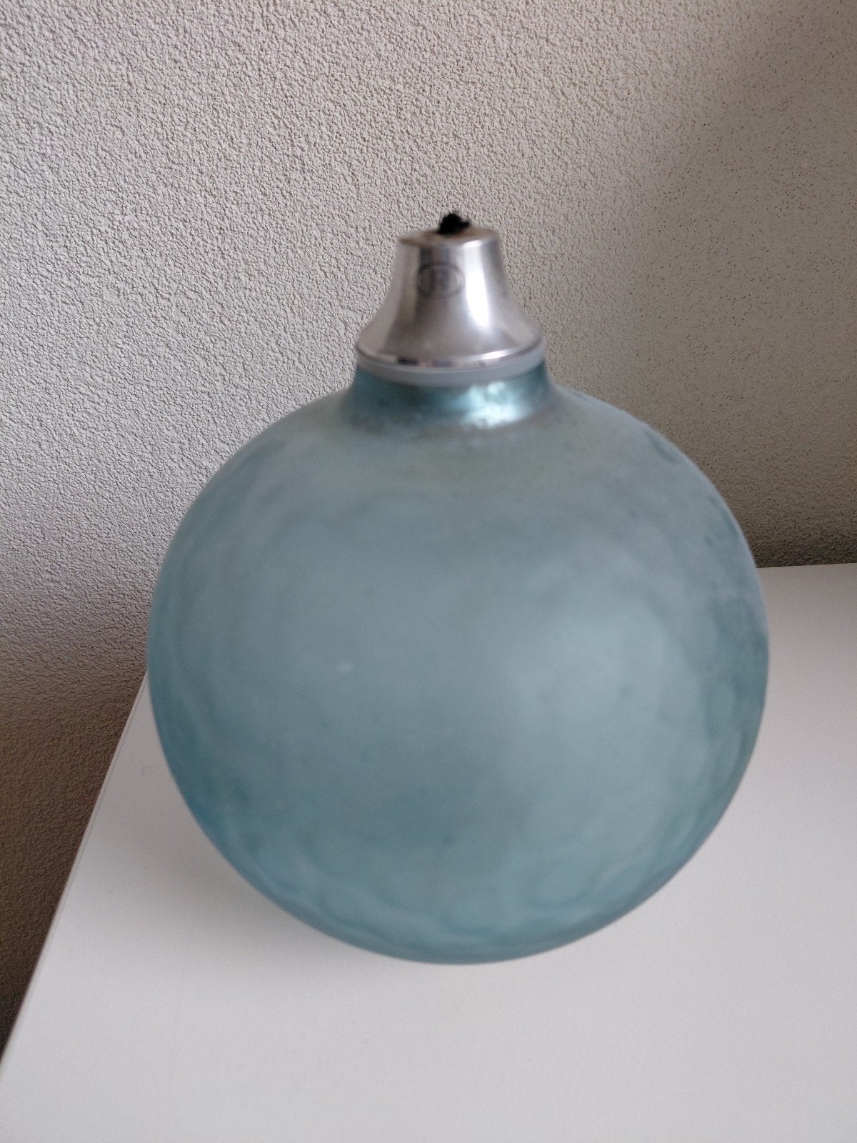 olielamp,  glas, Ophalen, Gebruikt, Blauw, Overige typen