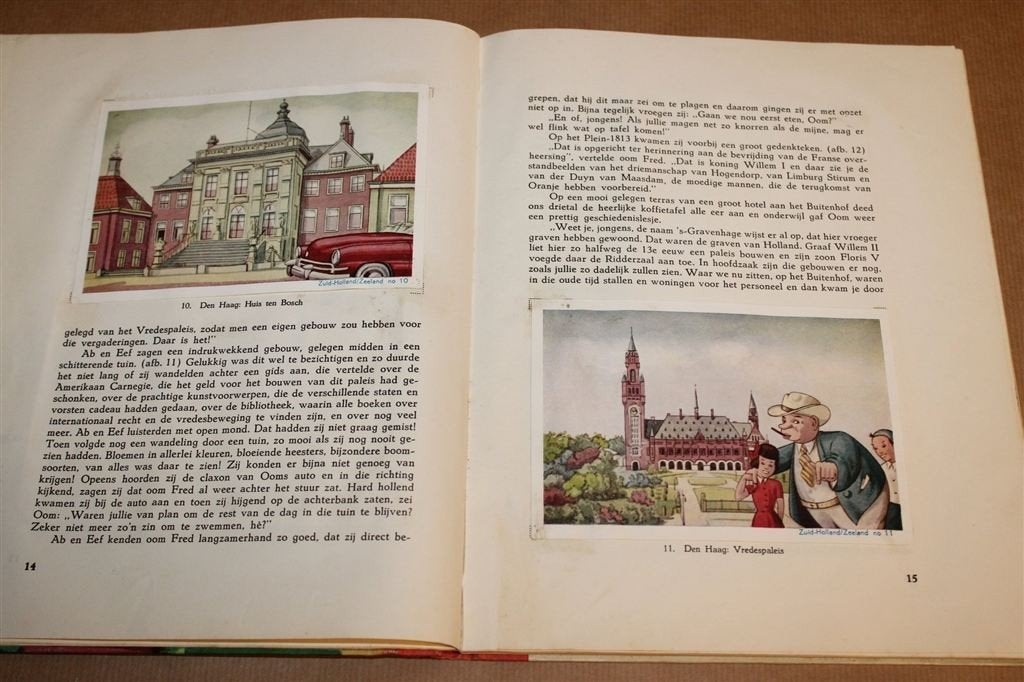 Ab en Eef Deel 3 — Plaatjesalbum Zuid-Holland Zeeland 1954, Boeken, Prentenboeken en Plaatjesalbums, Ophalen of Verzenden, Gelezen
