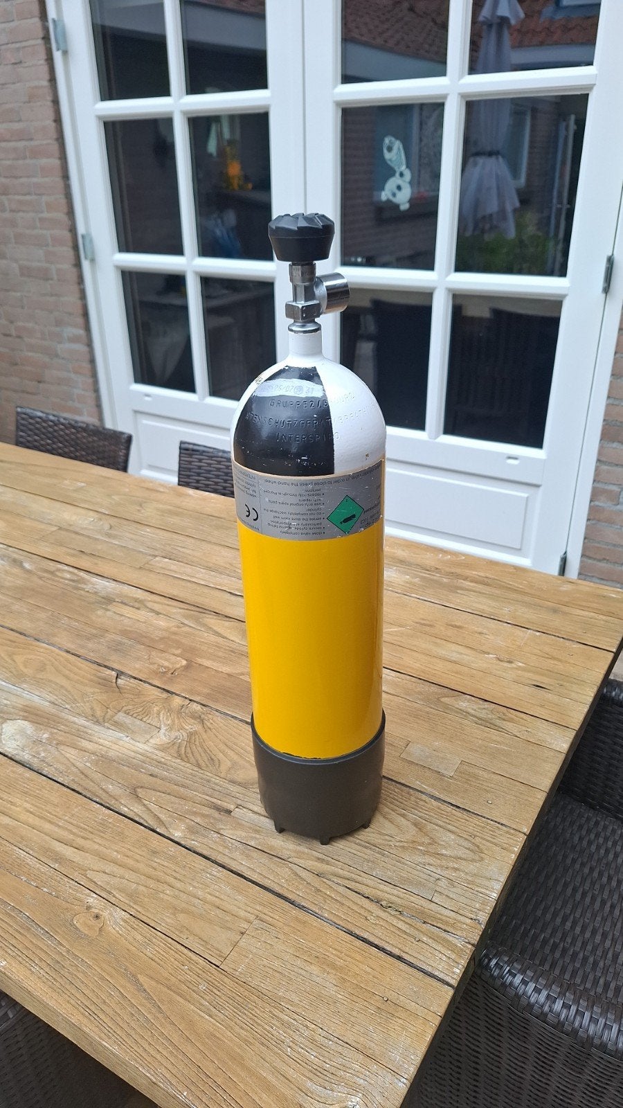 perslucht flessen pcp 300 bar 6 liter, Sport en Fitness, Ophalen, Zo goed als nieuw