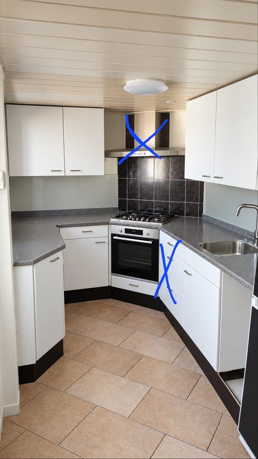 keuken, Ophalen, Gebruikt, Wit