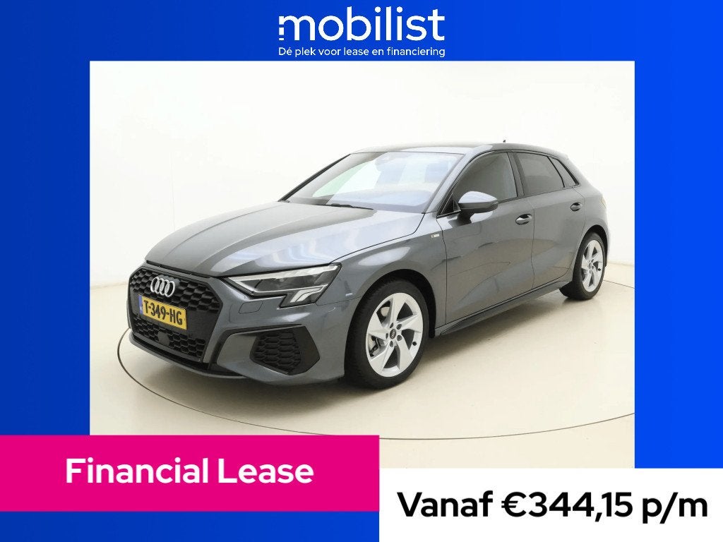 Audi A3 Sportback 30 TFSI S edition (bj 2023), Voorwielaandrijving, Automatische klimaatregeling, 1195 kg, Gebruikt