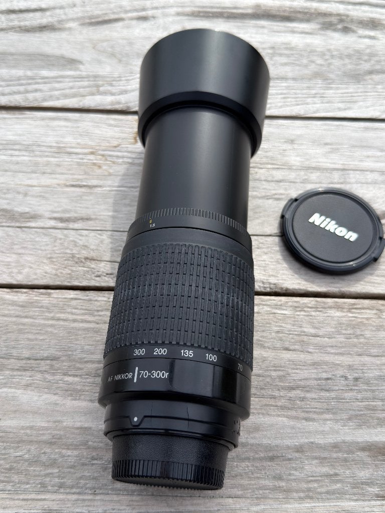 Nikkor AF 70-300mm telezoomobjectief, Ophalen of Verzenden, Gebruikt, Telelens, Zoom