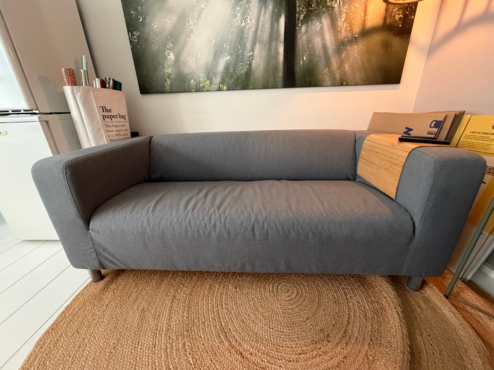 IKEA Klippan 2-zits bank met wasbare bekleding, Gebruikt, 150 tot 200 cm, Tweepersoons, 75 tot 100 cm