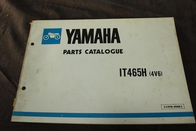 Yamha IT465 H 1981 motorcycle parts catalogue IT 465 cross, Motoren, Ophalen of Verzenden, Yamaha