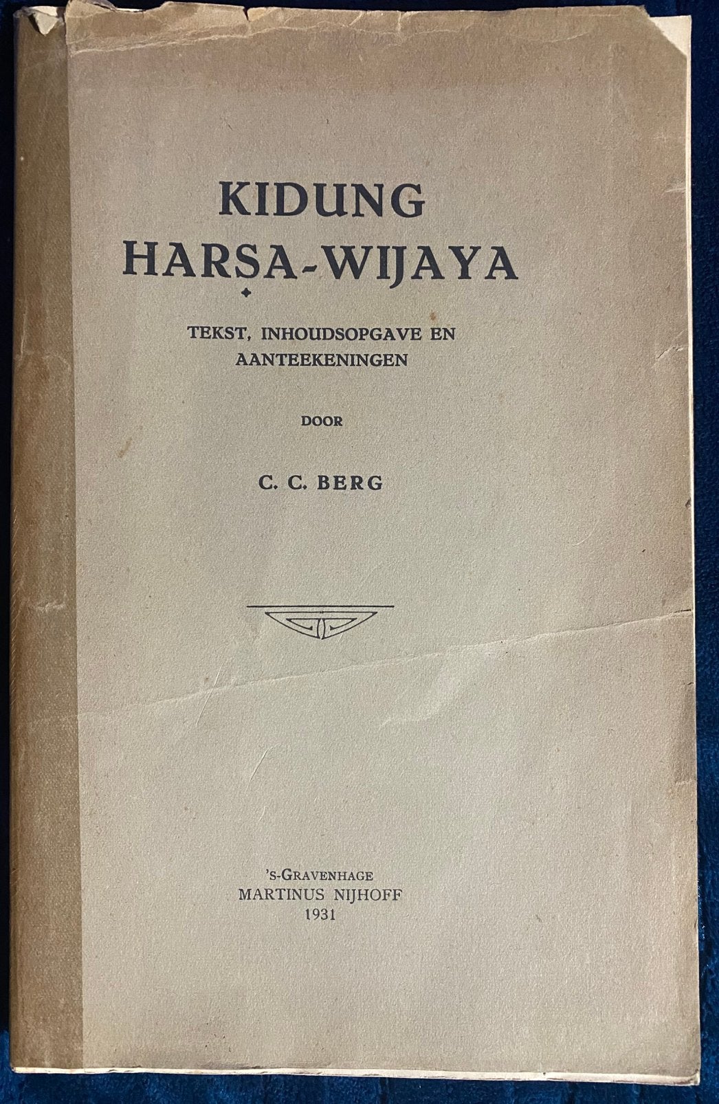 Kidung Harsa Wijaya Java Javaanse teksteditie, Ophalen of Verzenden