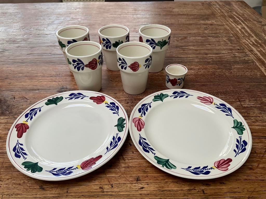 Boerenbont ontbijtset, Ophalen of Verzenden