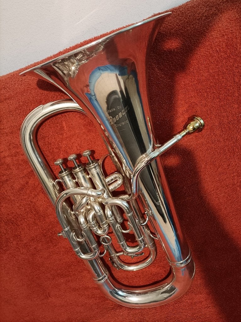 Professional euphonium "Besson New Standard" made in England, Verzenden, Gebruikt, Euphonium of Tenortuba, Met koffer of draagtas