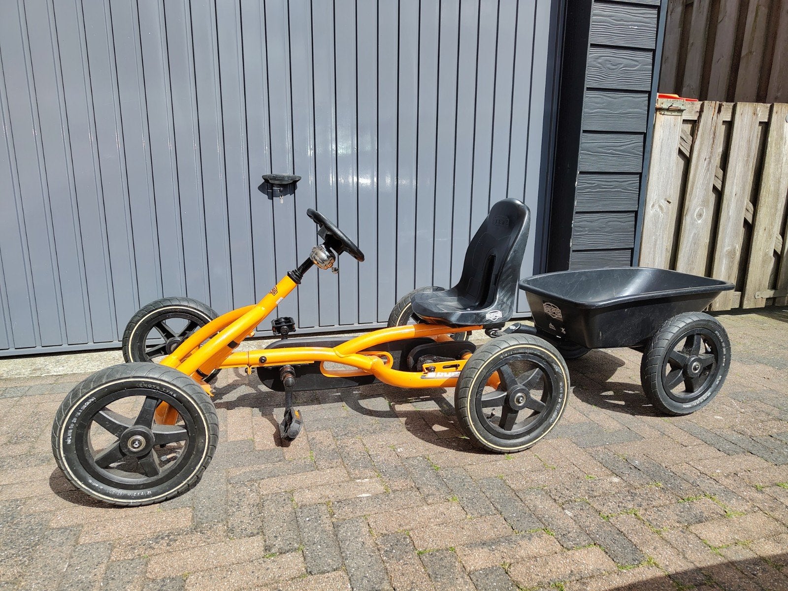 Berg Buddy skelter met aanhanger, Ophalen, Gebruikt, Trapvoertuig