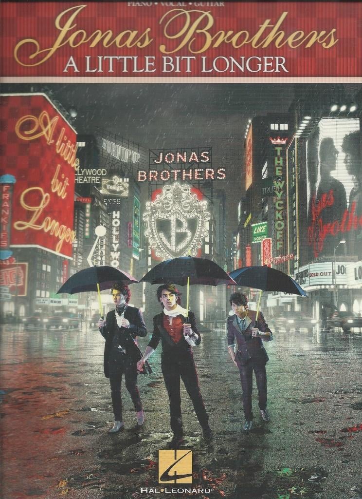 Jonas Brothers a little bit longer, Muziek en Instrumenten, Bladmuziek, Ophalen of Verzenden, Zo goed als nieuw, Keyboard, Artiest of Componist