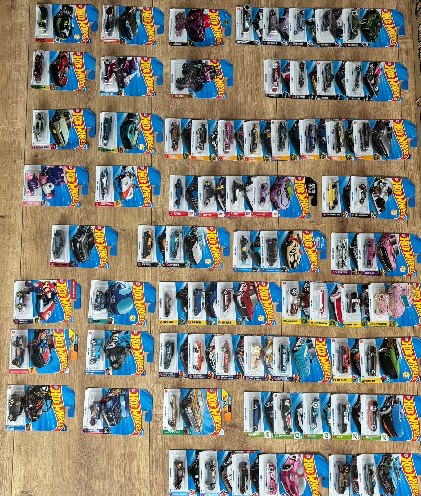 Hot Wheels partij 72 stuks 2025/2026, Ophalen of Verzenden, Zo goed als nieuw