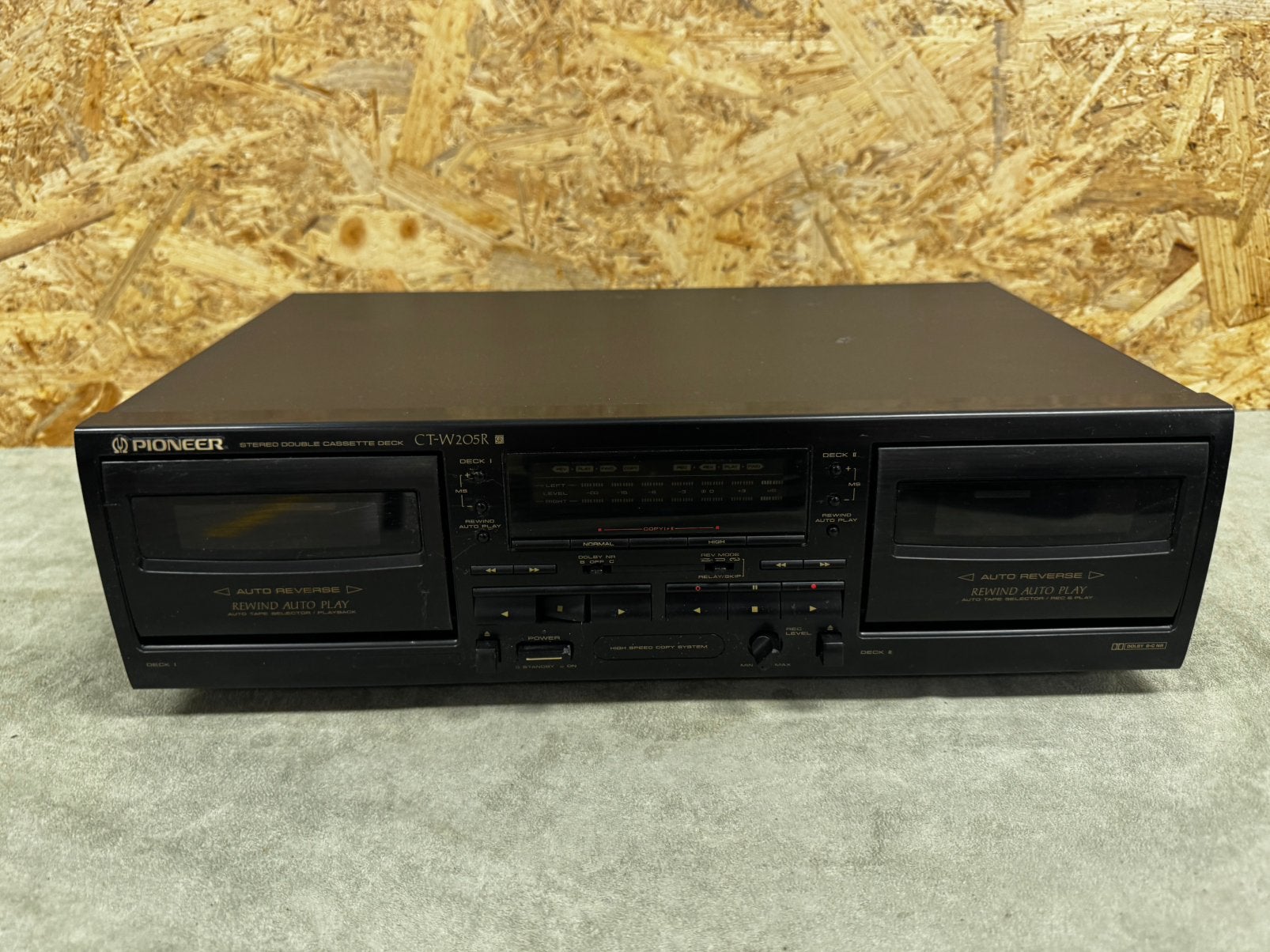Pioneer CT-W205R Stereo Cassettedeck Auto Reverse -ReK4, Overige merken, Auto-reverse, Ophalen of Verzenden, X