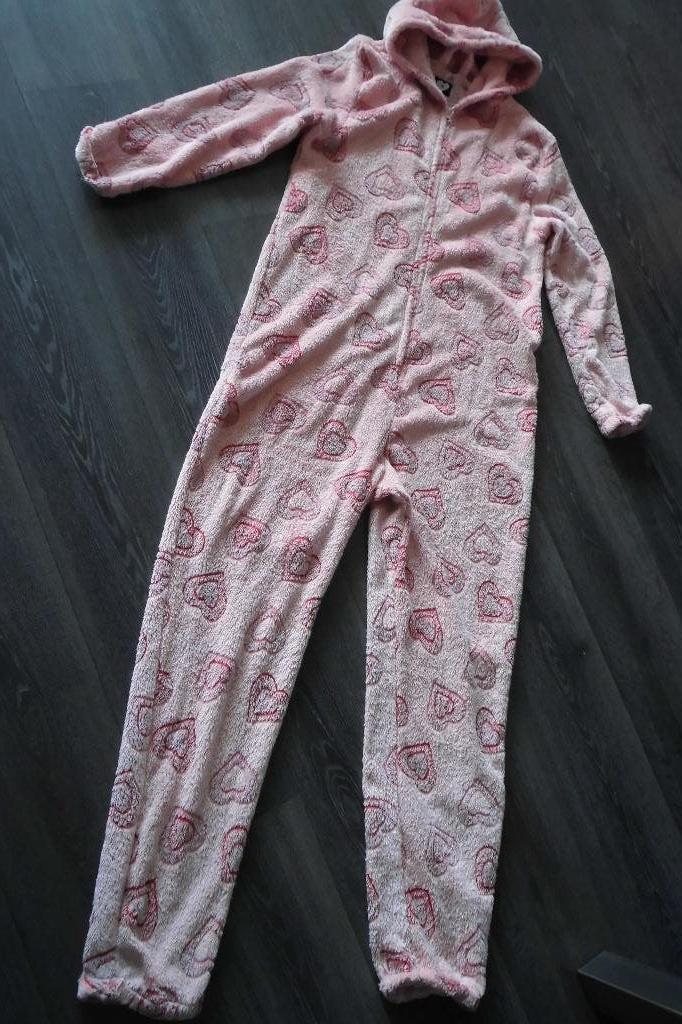 roze onesie, Ophalen of Verzenden, Zo goed als nieuw, Maat 46/48 (XL) of groter, Roze