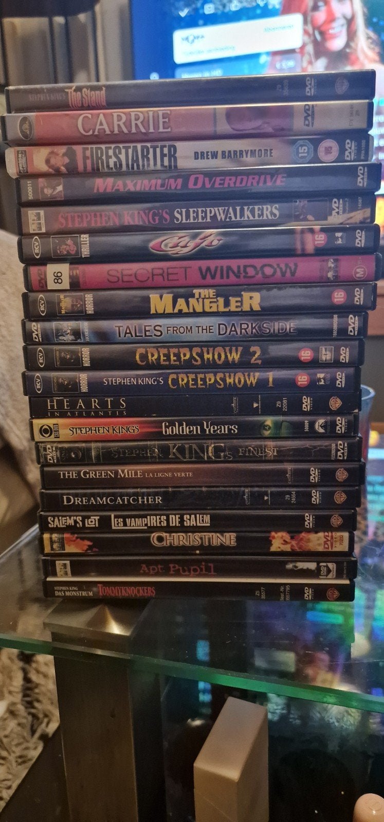 stephen king, Cd's en Dvd's, Ophalen, Engels, Vanaf 16 jaar, Amerikaans