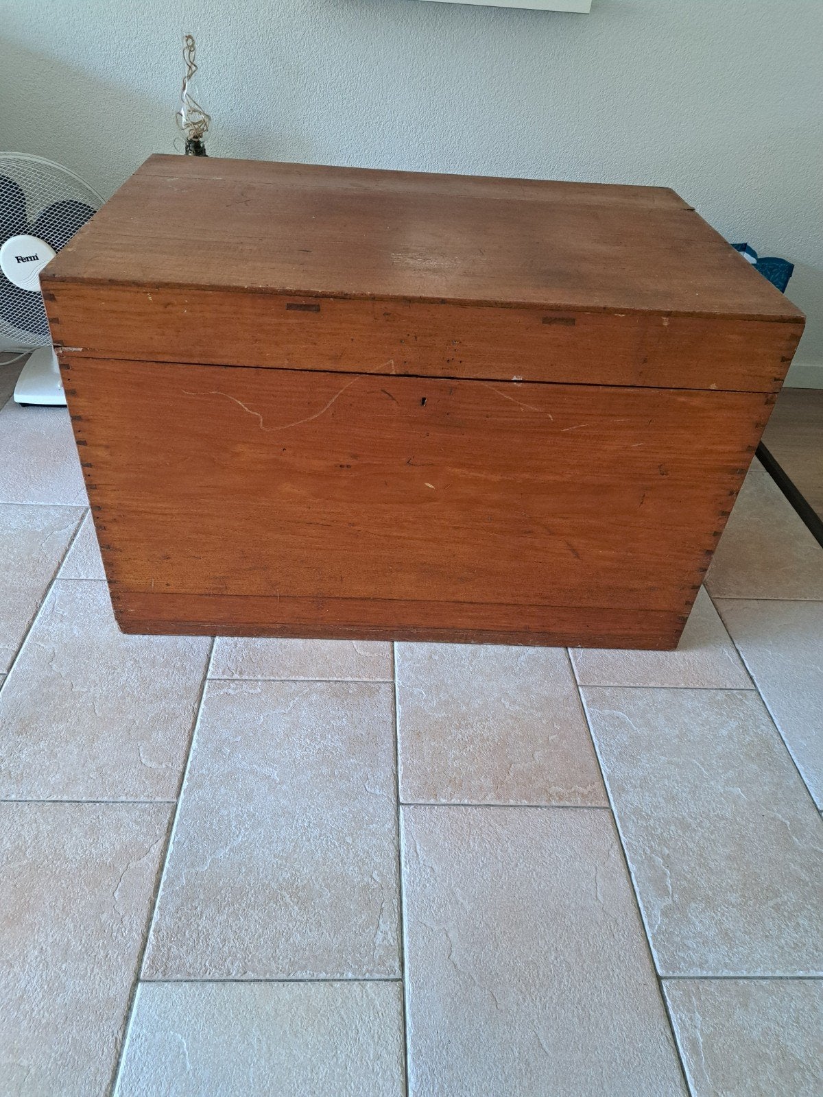 Mooie houten kist, Ophalen, Gebruikt, 100 tot 150 cm