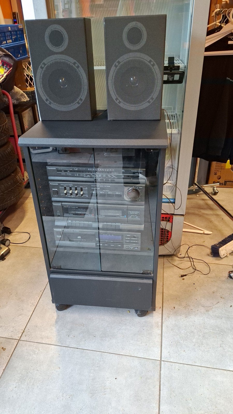 Panasonic Stereo Set met Cassettedeck, CD-speler, Tuner, Overige merken, Gebruikt, Cassettedeck, Losse componenten