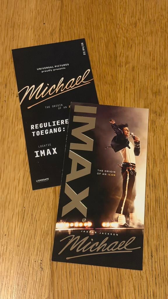Michael IMAX Premiere ticket | Collectors item, Eén persoon, Vrijkaartje alle films