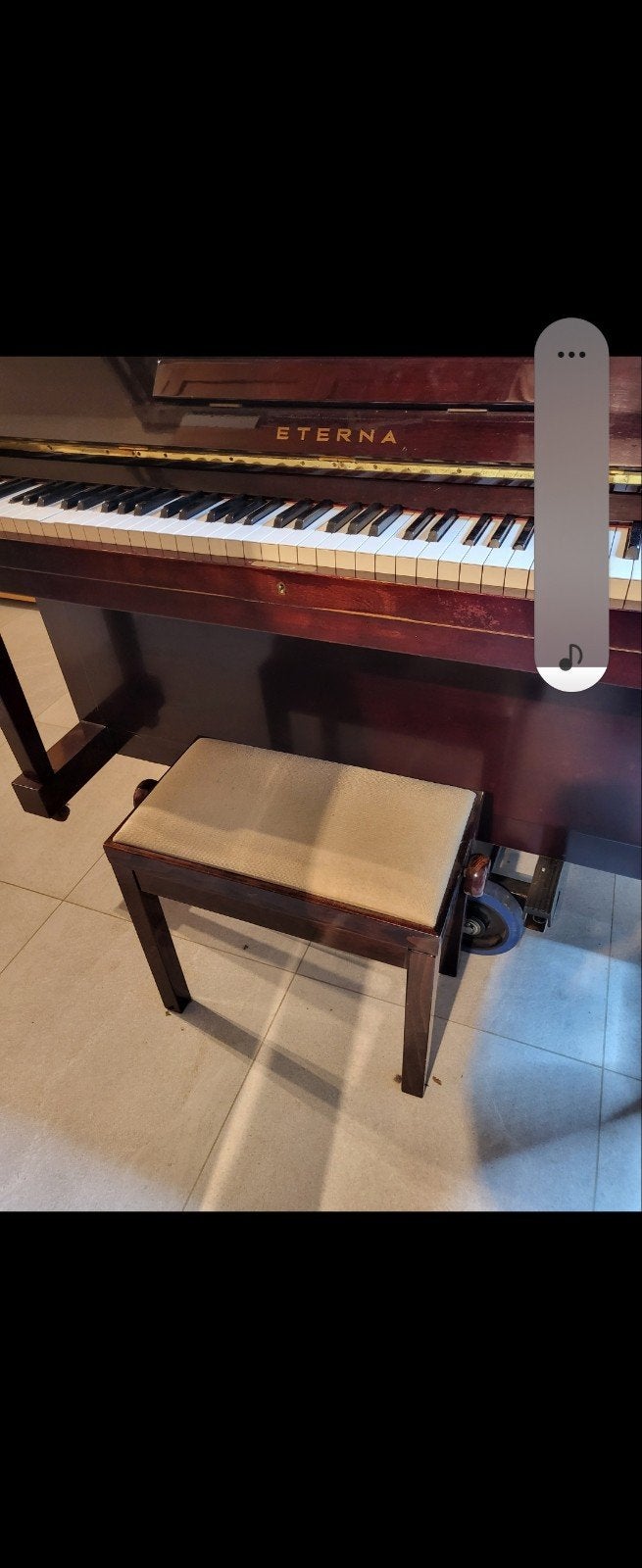 eterna piano, Ophalen, Gebruikt, Piano, Hoogglans