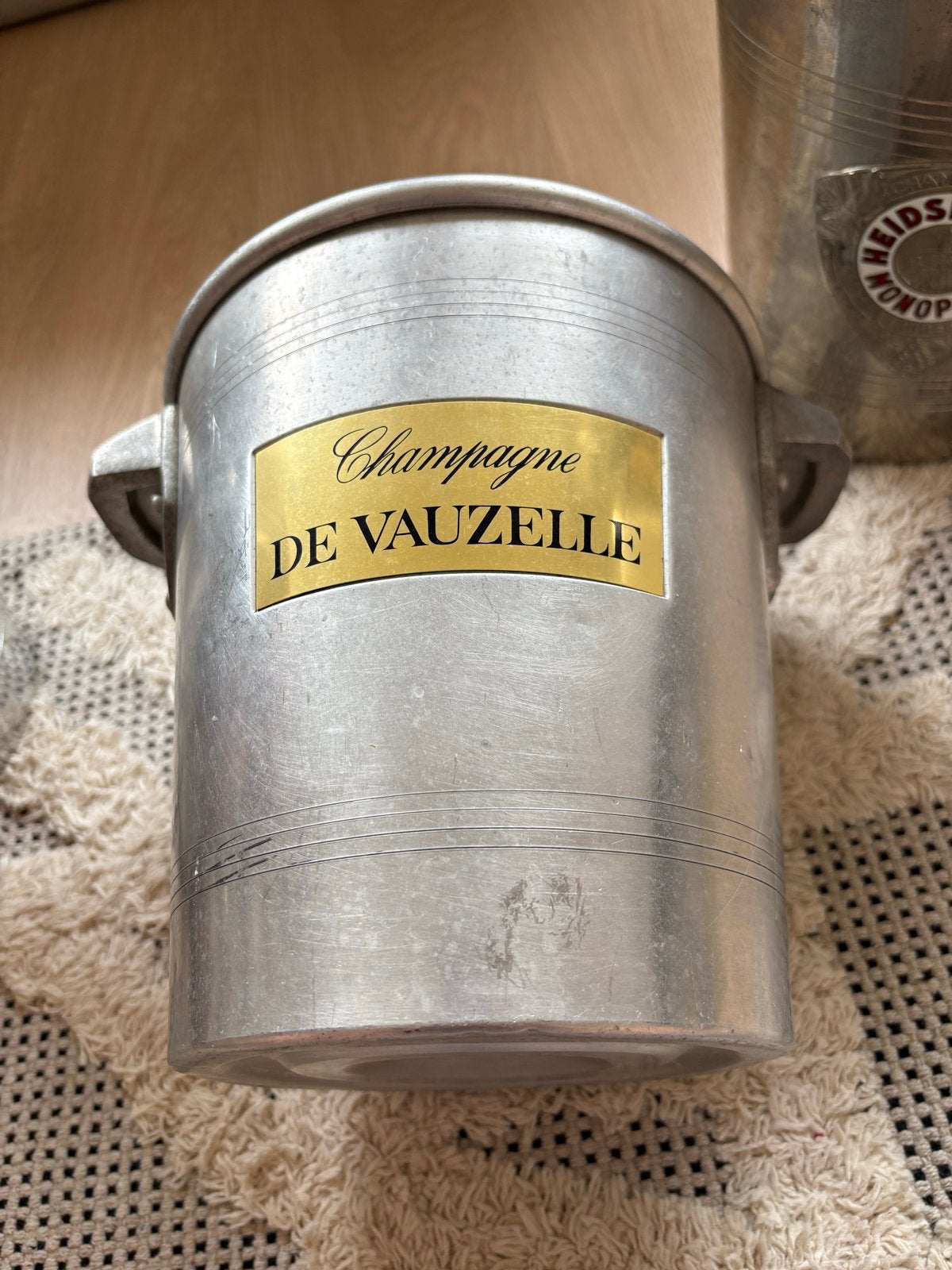 Vintage Champagnekoeler "Champagne DE VAUZELLE", Antiek en Kunst, Ophalen of Verzenden