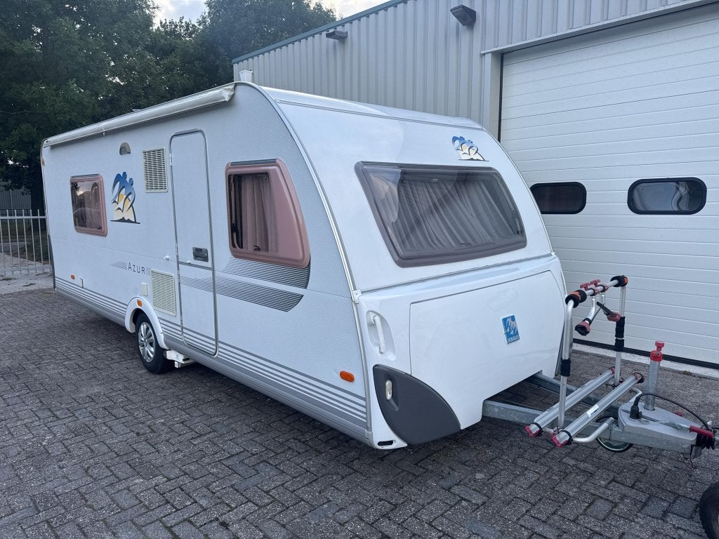 Knaus Azur 580 UFB Mover | Airco | Voortent, Caravans en Kamperen, Rondzit, Bedrijf, Overige typen, 6 tot 7 meter