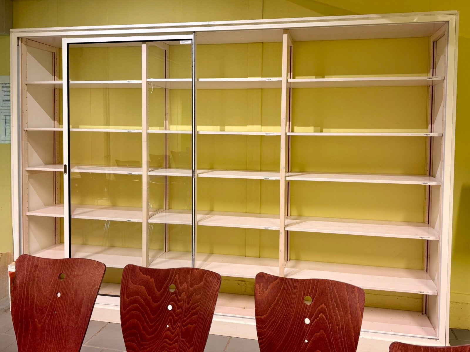 LUNDIA design 18 METER stelling- en vitrinesysteem MUSEUM, Grenenhout, 300 cm of meer, Ophalen of Verzenden, |